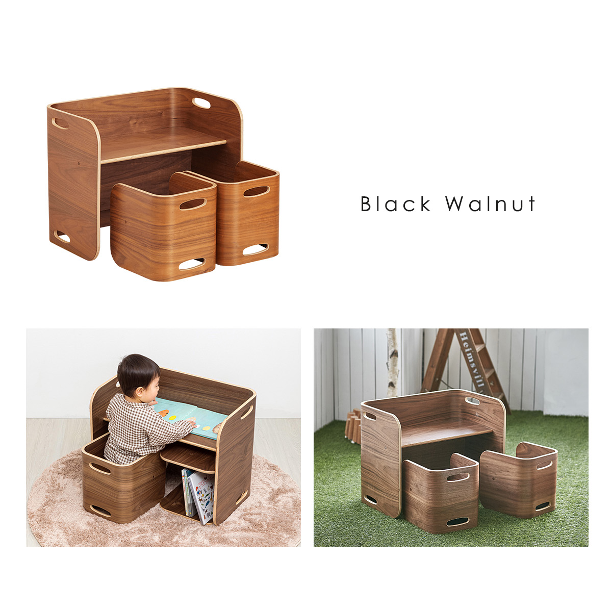 HOPPL TOWN / ＼新生活応援！特典付き／コロコロチェア＆デスク －長く